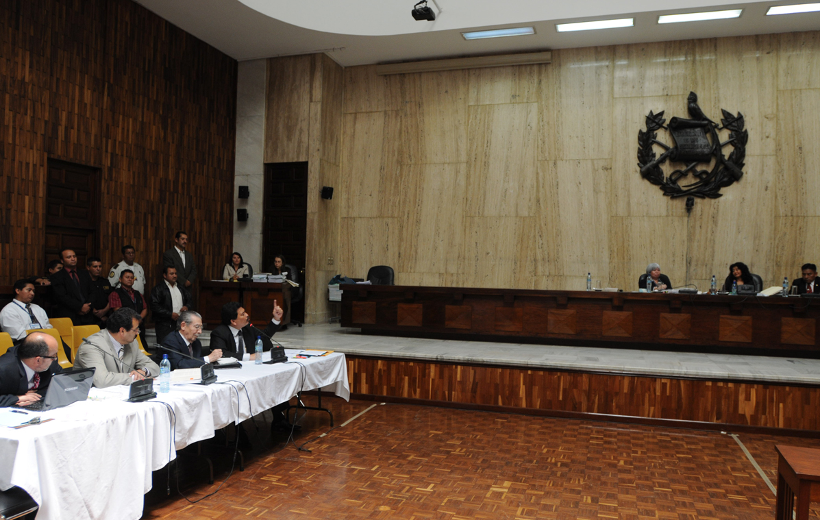 El tribunal pidió a García Gudiel que abandonara la sala. 