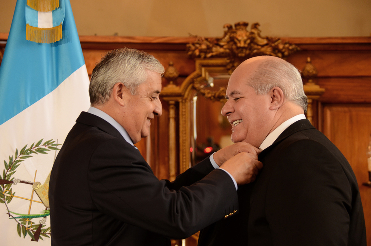 El presidente Otto Pérez Molina juramentó a Julio Ligorría Carballido, embajador de Guatemala ante los Estados Unidos. 