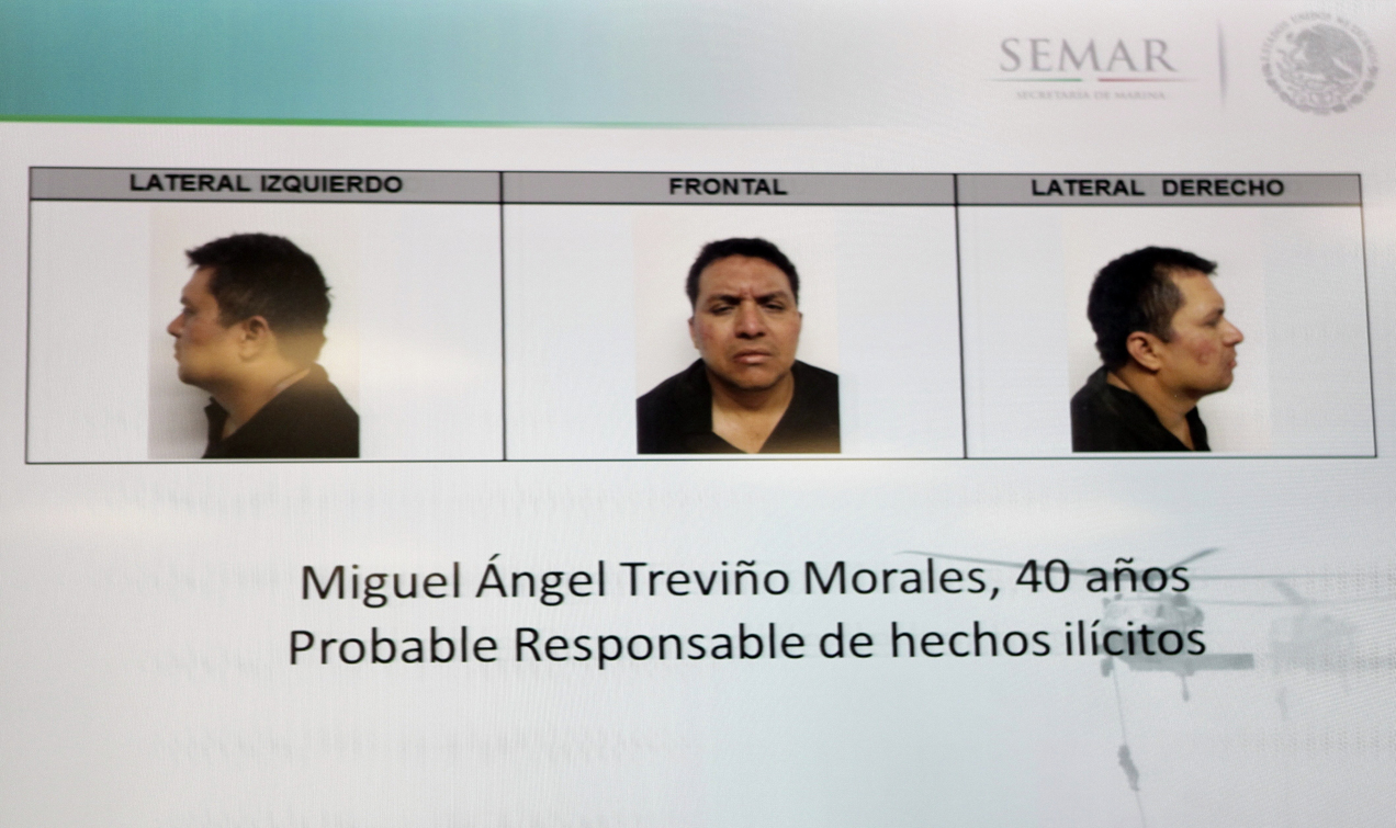 Miguel Treviño Morales (alias “Z-40”) fue capturado el 16 de julio en México.  